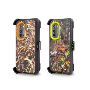 For Motorola Moto Edge (2022) Combo Holster Cover Case Built in Screen Protector - Picture 1 of 63
