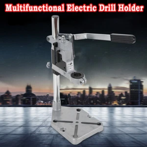 Electric Drill Hand Press Stand Bench Clamp Support Holder Tool Workbench Pillar - Picture 1 of 10