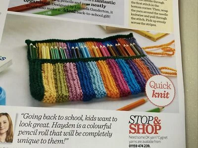 Hayden Quick Stash Buster Pencil Roll / Holder / Case Knitting Pattern - Image 1 of 3