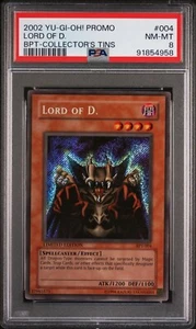 PSA 8 Yugioh BPT-004 Lord of D. Dragon Secret seltene Sammlerdosen Promo 2002 - Bild 1 von 2