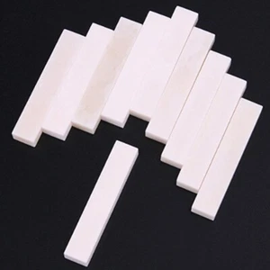 Blank Guitar Nut Quality Spare Useful 52x10x6mm Blank Bone Nut Buffalo Bone - Picture 1 of 5