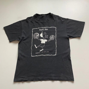 Vintage 1993 90s Pearl Jam Boundless Graphic Grunge Band T Shirt XL Rare