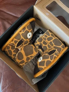 Emu Little Creatures Suede Boots GIRAFFE Size 12-18 Months - Picture 1 of 8
