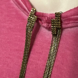 J CREW Brass Rhinestone Long Tassel Strand Earrings NEW BID 4 CHARITY❤️264 - Picture 1 of 9