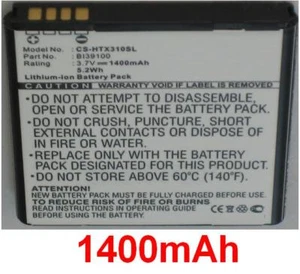 Batterie 1400mAh type BA S640 BI39100 35H00170-01M Pour HTC Sensation XL - Photo 1 sur 1