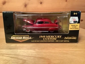 New 1:43 1949 Mercury Custom. Ertl American Muscle # 32244 limited edition. Red - Picture 1 of 9