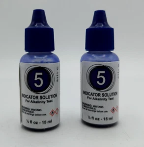 ALKALINITY TEST KIT LÖSUNG - REAGENZ #5 - 1/2OZ 2-PACK (POOLSTYLE - 22415) - Bild 1 von 5