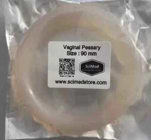Pessary RING Pessaries SIZE 3.5 INCH Utrine Prolapse 100% Silicone USA SELLER - Picture 1 of 4