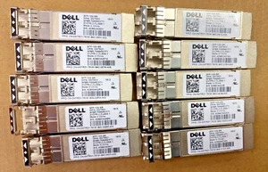 10x Dell 0WTRD1 10GE SR SFP-10G-SR 850nm MMF LC Connector - Picture 1 of 3