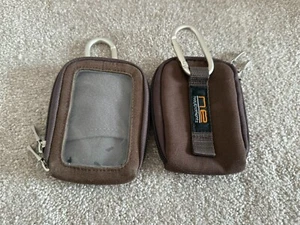 2 x pochette à clip Belkin marron orange neuve éléments neuf porte-monnaie USB RARE - Photo 1/6
