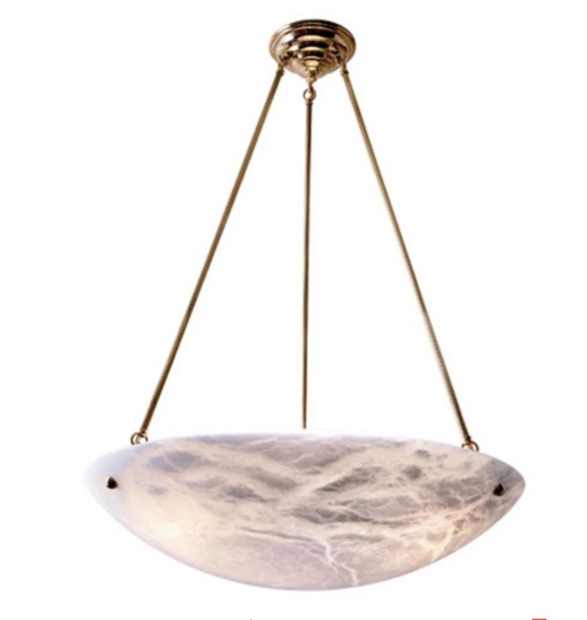 URBAN ARCHEOLOGY Alabaster 30” Bowl - Pendants Indoor Lighting - Image 1 of 4