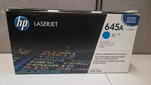 Genuine HP LaserJet 645A C9731A Cyan Toner Print Cartridge Open Box - Picture 1 of 6