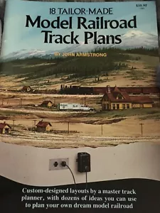 18 Tailor-Made Model Railroad Track Plans By John Armstrong 1983 - Picture 1 of 4