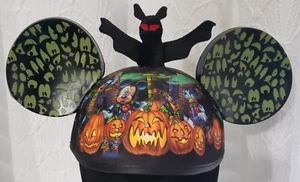 Disney Parks Mickey Mouse and Friends Halloween Ears Hat Glow in the Dark Eyes - Picture 1 of 11