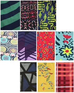 NEW LuLaRoe OS Leggings Doll Flower Triangle Bat Bird Snake Stripes Villian - Picture 1 of 11