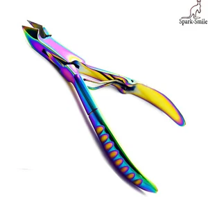 Professional Small Cuticle Nail Clipper Nipper Pattern Handle 4inch Sharp Cutter - Picture 1 of 4