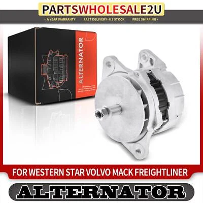 Alternator for Kenworth C500 K300 T2000 Series T300 T600 12V 145A CW w/o Pulley - Image 1 of 4