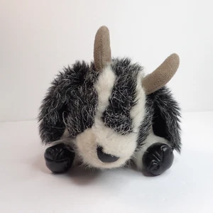 Folkmanis GOAT Puppet Full-Body Plush Black White Stuffed Animal 15" - Picture 1 of 13