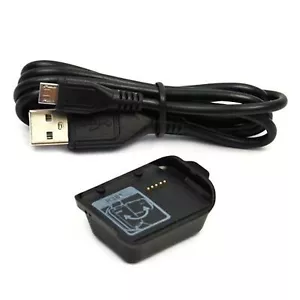 Adaptador cargador base base de carga negro para Samsung Galaxy Gear 2 Neo SM-R381 - Imagen 1 de 6