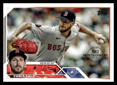 2023 Topps Chris Sale  Montgomery Club Stamp 333 Boston Red Sox - Image 1 of 2