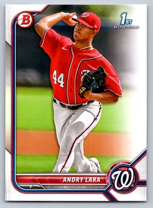 2022 1st Bowman #BP-70 Andry Lara Washington Nationals Baseball Card - Picture 1 of 2