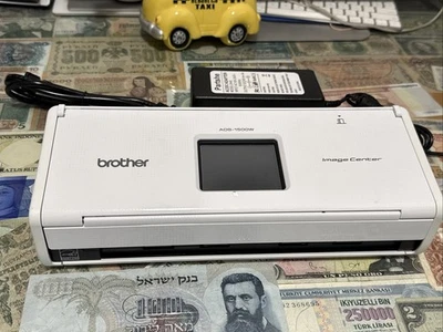 Brother ImageCenter ADS-1500W Duplex Wireless Mobile Document Card Scanner - Image 1 of 4