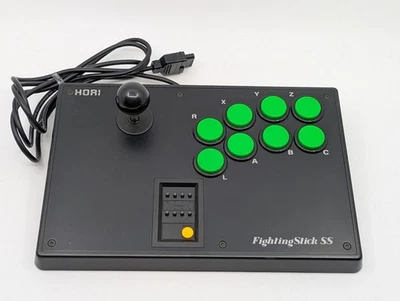 HORI Fighting Stick SS HSS-07 for Sega Saturn Arcade Controller Tested Japan - Image 1 of 4