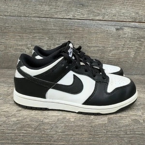 Nike Dunk Low Retro Panda White Black CW1588-100 Youth Shoes size 1.5Y Sneakers - Picture 1 of 8