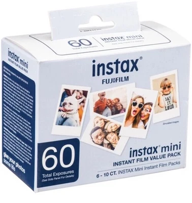 Fujifilm Instax Mini Instant Film (60 Exposures) #600016111 - Image 1 of 4