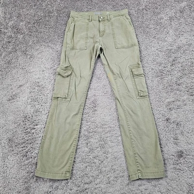 DL1961 Pants Boys Youth 16 Green Cargo Slim Fit Brady Stretch Outdoors Hiking - Image 1 of 4