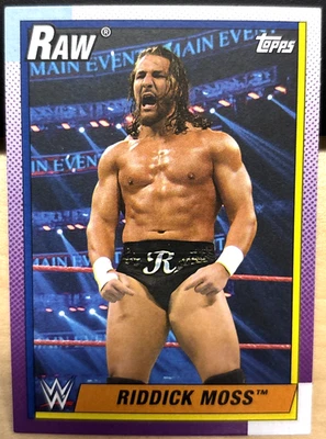 2021 Topps Heritage WWE Wrestling #36 Riddick Moss - Image 1 of 2