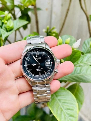 Seiko Prospex Alpinist Black Men's Watch Foto 1 de 4