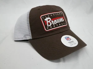Cleveland Browns Mütze Cap Snapback Trucker weiß Mesh braun NFL Team Bekleidung - Bild 1 von 3