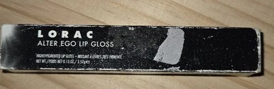 LORAC LIP GLOSS Shade "GODDESS" ALTER EGO FL 尺寸全新带盒 免运费 罕见! — 第 1/4 张图片