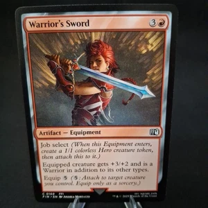 C 0169 Warrior's Sword FFI Artifact Common Final Fantasy NM Card MTG FIN - Picture 1 of 2
