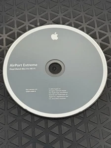Apple Macintosh AirPort Extreme Dual Band 802.11n Wifi Ver 2.1 Installation CD - Picture 1 of 3