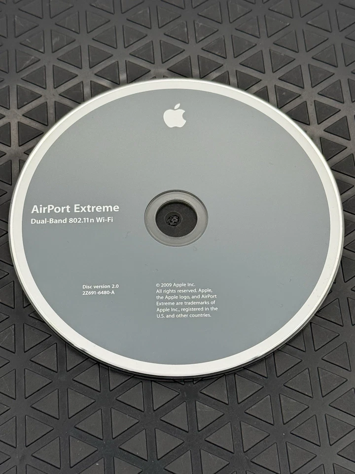 Apple Macintosh AirPort Extreme Dual Band 802.11n Wifi Ver 2.1 Installation CD - Image 1 of 3