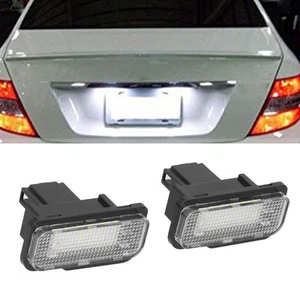 ˜Pair Car License Plate Light LED 12V Fit For CClass W203 5Door - Picture 1 of 24