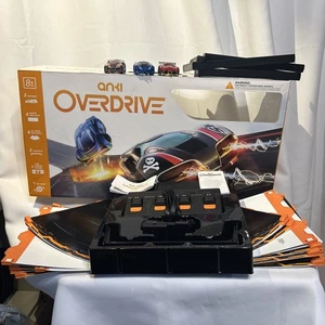 Anki Overdrive Starter Kit track, charging platform, And 3 Cars - Picture 1 of 7