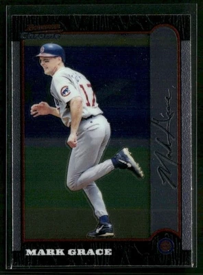 1999 Bowman Chrome #64 Mark Grace - Image 1 of 2