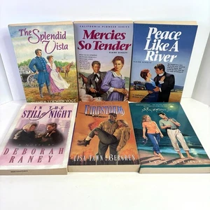 Lot of 6 Vintage Christian Romance Fiction Paperback Books Mixed Authors - Imagen 1 de 11