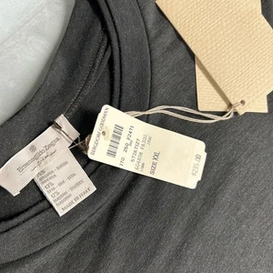 NUEVO CON ETIQUETAS Camisa De Colección Deadstock Ermenegildo Zegna Mezcla Seda Para Hombre Talla XXL Italia - Imagen 1 de 10