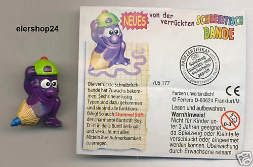 Stummel Stift lila + BPZ (D) / aus Schreibtischbande 2 - Bild 1 von 1