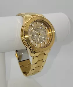 Michael Kors MK6911 Women's Runway Gold-Tone Dial With Pavé Crystals Watch 40mm - Picture 1 of 6