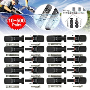 5~500PCS Connectors For IP67   Solar Panel 30A Plug Socket Male & Female - Picture 1 of 21