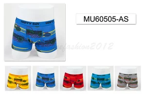 5pc Size 11 10-12 years Comfort Cotton Boys Boxer Briefs Motor Kids Underwear - Picture 1 of 5