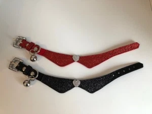 Collar de gato con pajarita de diamante brillante (seguridad) - Fiesta / Navidad / Boda, etc. - Imagen 1 de 13