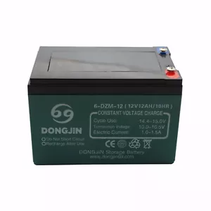 12V 12Ah 6-DZM-12 Battery for Electric GoKart Scooter Mower Pit Dirt Bike E-bike - Picture 1 of 8