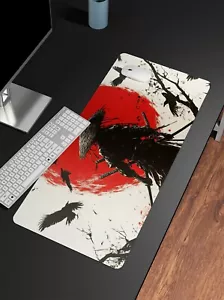 Samurai Gaming Mauspad | Wasserabweisende Schreibtischunterlage | Rutschfest Umweltfreundlich - Bild 1 von 10