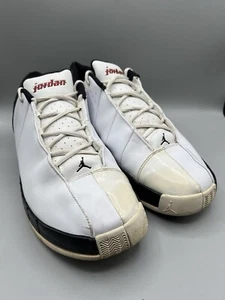 AIR JORDAN TEAM ELITE 2 Bajo Para Hombre 12 Blanco Negro Gimnasio Rojo 310011-130 CHECK2 PASS - Imagen 1 de 15
